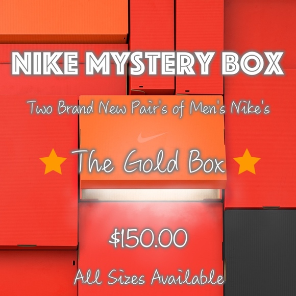 Nike Other - NIKE Men's Mystery Box! 2 Brand New Pairs of Nike